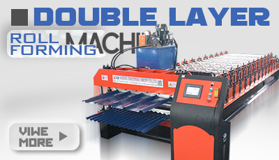 Double layer roofing sheet roll forming machine