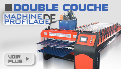 Machine profilage de tôle à double couche